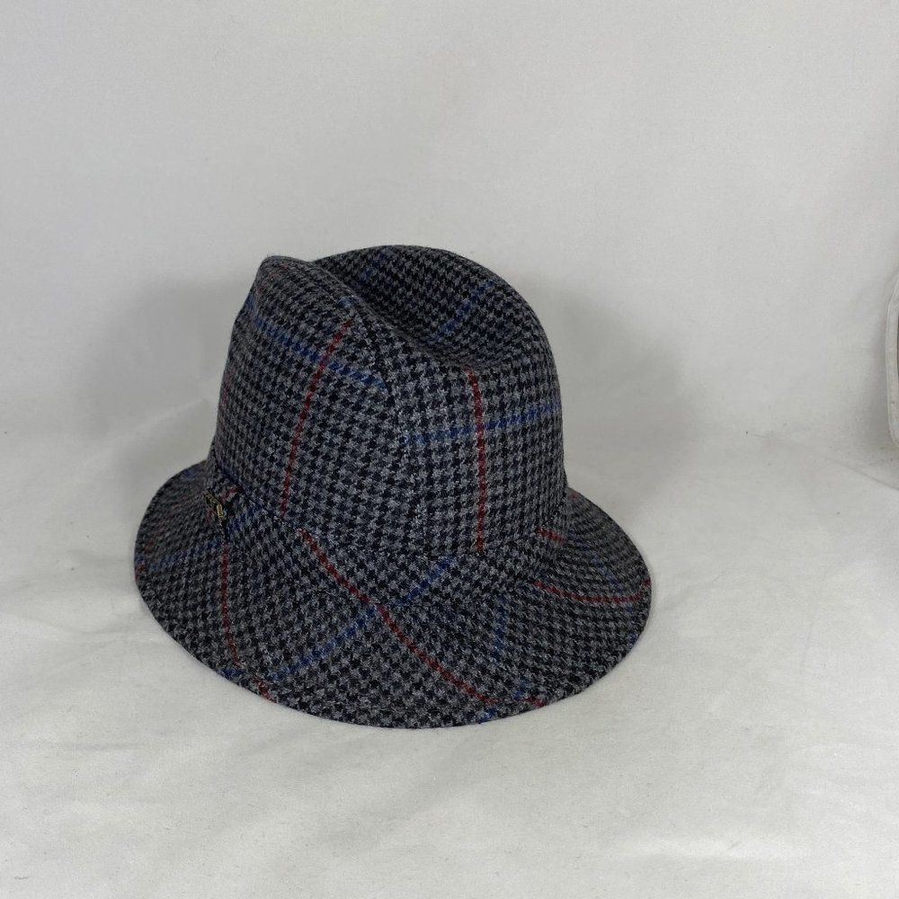 Scala Shape-able Brim Small Checker Pattern Hat - Picture 8 of 12